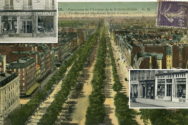 Avenue de la Grande Armée : un siècle de motos