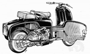 En 1952, me Ducati Cruiser est une véritable révolution, mais cet excès de technologie causera sa perte.