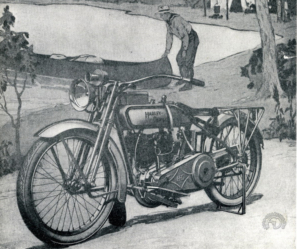 1917: Les Harley Davidson débarquent en France